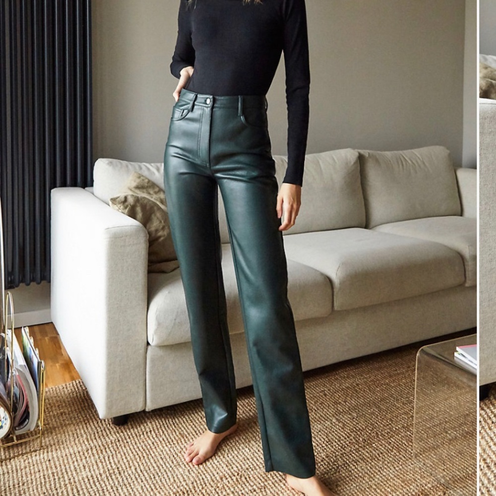 Aritzia Melina Vegan Leather Pants